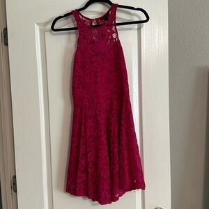 Gorgeous pink dress.